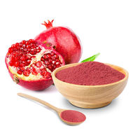 Poudre de jus de grenade lyophilisée naturelle de qualité alimentaire, soluble dans l'eau, extrait de fruit de grenade en fût pour complément alimentaire et boisson