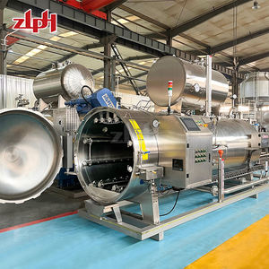 ZLPH Zhucheng Nueva Máquina Esterilizadora Automática Horizontal de Retorta por Pulverización de Agua Caliente para Bolsas, Acero Inoxidable 304, Eficiente Energéticamente - Product Image 3