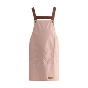 Tablier de cuisine coréen imperméable et résistant à l'huile pour hommes et femmes, personnalisable avec logo imprimé - Product Image 2