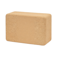 Blocs de yoga en liège naturel personnalisés de 4 pouces, anti-dérapants, résistants aux odeurs et à l'humidité, rectangulaires, marque QF, modèle 230803