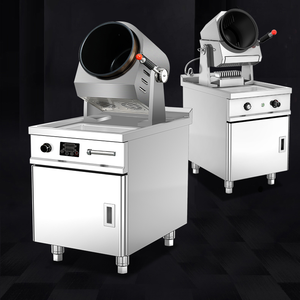 Máy cơm chiên chạy bằng khí nhỏ với giỏ nâng tự động-Chảo khuấy thông minh cho thương mại thiết bị nhà bếp thương mại - Product Image 4