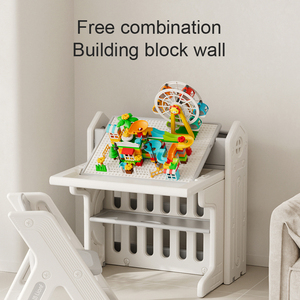 Feelkids Đa Khối Xây Dựng Bảng Trẻ Em Nhựa Đọc Sách Nghiên Cứu Bàn Bé Ăn Học Tập Trẻ Em Chơi Bàn Và Ghế Bộ - Product Image 3