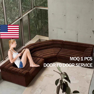 Juego de Sofás Modulares para el Hogar, Muebles de Estilo Moderno y a la Moda, Diseño Único y Personalizado, Flotante, para Sala de Estar y Villa - Product Image 1
