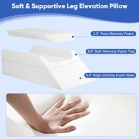 Après la chirurgie Mousse à mémoire de forme Jambe réglable Élévation du genou Coussin surélevé pour le bas du dos Sciatique Genou Hanche Chevilles Soulagement de la douleur