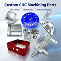Pièces usinées CNC sur mesure de haute précision, service de fraisage 5 axes, traitement de prototypes, anodisation colorée, pièces métalliques en aluminium CNC
