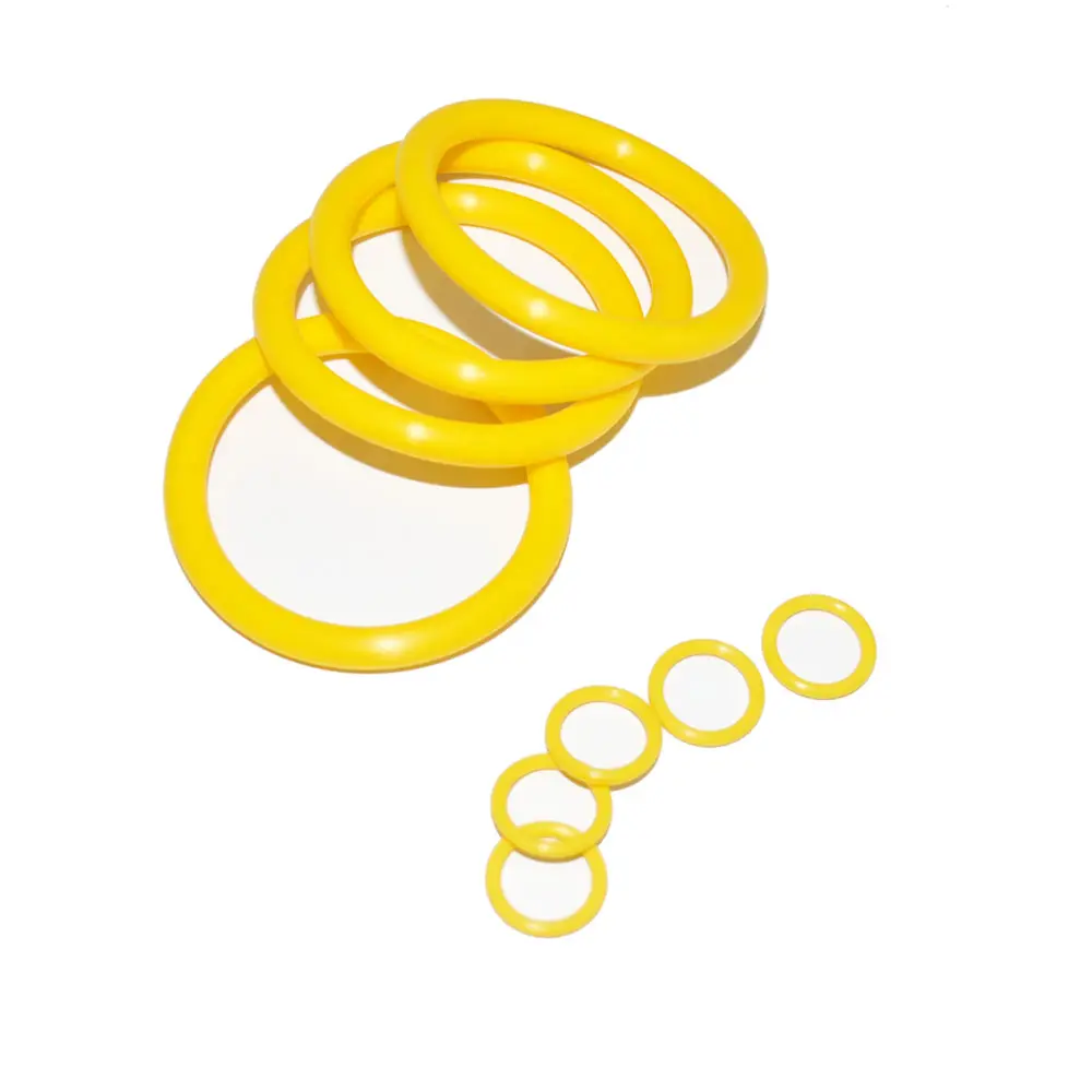 Borracha flexível de alta qualidade personalizada de fábrica, borracha amarela, produto de borracha de silicone de qualidade alimentar VMQ