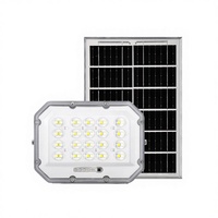 Reflector LED Solar de Larga Duración, Resistente al Agua IP66, para Exteriores, Seguridad, ABS, Sin Cables, Encendido/Apagado Automático al Anochecer/Amanecer, Control Remoto