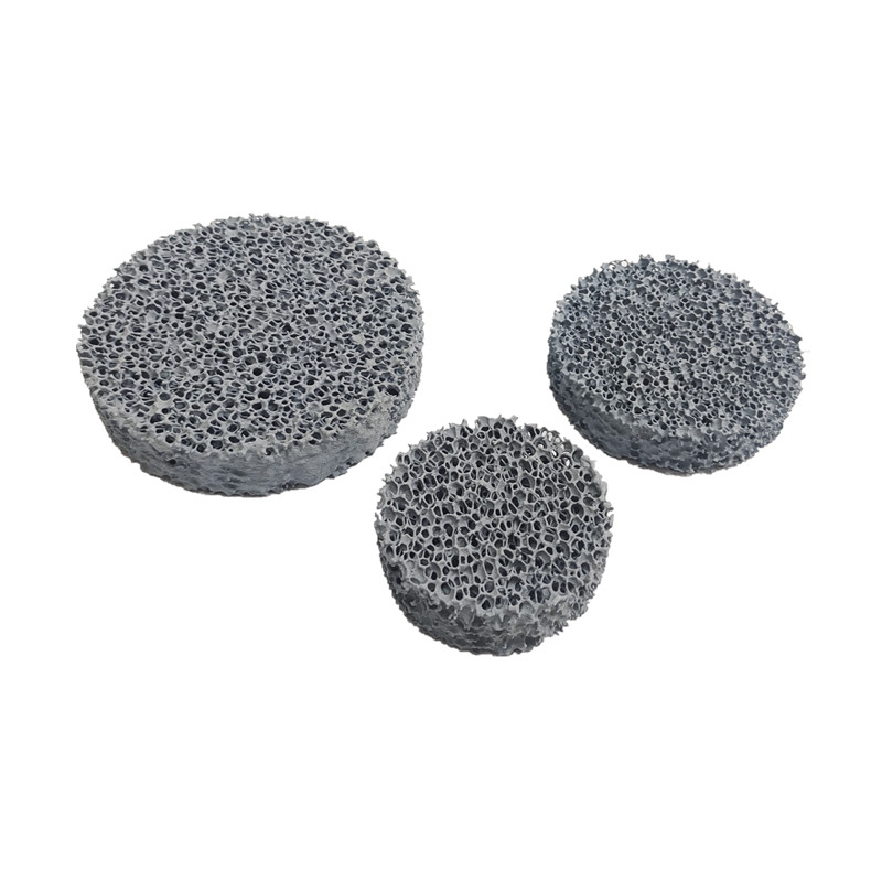 Silicon Carbide Ceramic Foam Filter with a maximum temperature 1500 degrees for Filtration of Copper Alloys