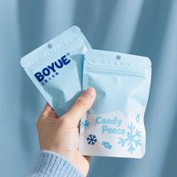 Sachet Doypack pour granola à impression numérique, haute résistance, thermoscellable, de qualité alimentaire, pour l'emballage de snacks et d'aliments en conserve