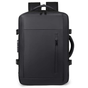 XINGYONZHE Minimalist Softback Backpack 20-37L Waterproof Nylon Unisex Business Laptop <b>Bag</b> Zipper Closure Physiological Curve Ba - Product Image 1