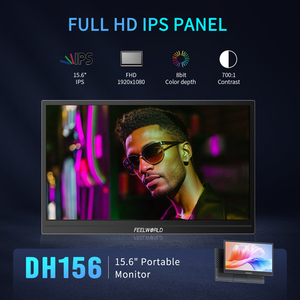 Monitor portátil FEELWORLD DH156 de 15,6 "IPS FHD 1080P, altavoces duales incorporados con HDMI Plug Play, logotipo OEM, pedidos al por mayor personalizados - Product Image 2