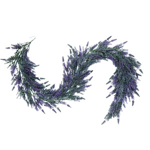 Wedding Table Runner Summer <strong>Spring</strong> Real Touch Lavender Garland Faux Lavender Vine 180cm Lavender Flowers Artificial <strong>Decoration</strong> - Product Image 2
