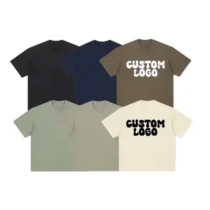 Manufacturer Custom Children Oversized Blank T Shirts 100%Cotton Jersey Drop Shoulder T-shirts Unisex Kids