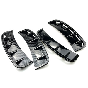 Mercedes-Benz A-Class Front Bumper Air Intake Wind Blade Carbon Fiber Texture Piano Black ABS Modification - Product Image 5