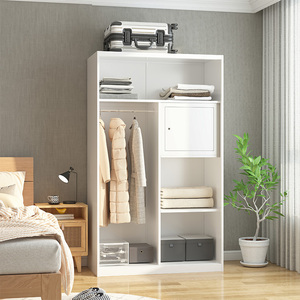 Muebles de dormitorio de lujo modernos, organizador de armarios de tamaño personalizado con espejo para uso en apartamentos o hoteles - Product Image 3
