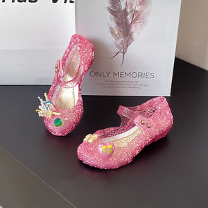 Baby Girls Closed Toe Jelly <b>Sandals</b>, <b>Summer</b> Breathable Soft Sole Children Princess <b>Sandals</b>, New Arrival Kids Shoes - Product Image 6