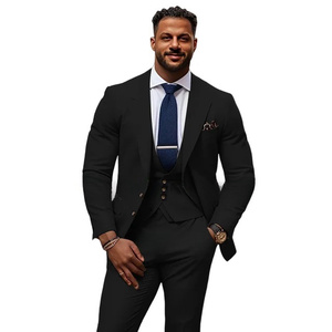Abito <span class=keywords><strong>da</strong></span> sposa <span class=keywords><strong>da</strong></span> uomo viola 3 pezzi (giacca + gilet + pantalone) Slim Fit <span class=keywords><strong>da</strong></span> sposo smoking formale <span class=keywords><strong>da</strong></span> festa <span class=keywords><strong>abiti</strong></span> classici <span class=keywords><strong>da</strong></span> uomo - Product Image 4