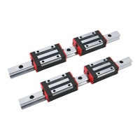 Rail de guidage linéaire HLTNC HGR15 HGR20 HGR25 avec chariot à blocs HGH HGW, système de mouvement linéaire à billes sans jeu pour kit de routeur CNC