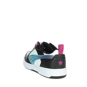 รองเท้าผ้าใบสำหรับเด็กผู้หญิง Puma สีขาวดำ ไซส์ 39 รองเท้าทรงหนา พื้นรองเท้าแบบนุ่ม หัวรองเท้าทรงกลม แบบผูกเชือก ใช้ได้ทุกฤดู วัสดุสังเคราะห์ ยาง - Product Image 2