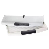 Plateau de clavier carré en plastique épaissi sur mesure, support d'ordinateur coulissant sous le bureau