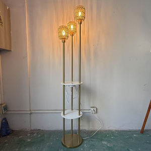 Lámpara <span class=keywords><strong>de</strong></span> <span class=keywords><strong>Pie</strong></span> LED <span class=keywords><strong>de</strong></span> Lujo <span class=keywords><strong>de</strong></span> 71 Pulgadas <span class=keywords><strong>de</strong></span> Alto para Sala <span class=keywords><strong>de</strong></span> Estar, Dormitorio u Oficina, Diseño Moderno <span class=keywords><strong>de</strong></span> 3 Luces, Pantalla <span class=keywords><strong>de</strong></span> Tela, Interruptor <span class=keywords><strong>de</strong></span> <span class=keywords><strong>Pie</strong></span> Inteligente para el Hogar - Product Image 4