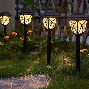 Đèn năng lượng mặt trời cho vườn nhà dẫn trang trí ngoài trời đèn đường không thấm nước Đèn năng lượng mặt trời ánh Sáng Bộ - Product Image 5