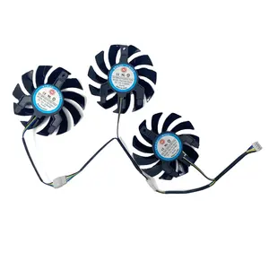 Nuevo ventilador de refrigeración 3 uds 75MM 4PIN FD7010H12S PULSE RX 5600 XT GPU FAN para SAPPHIRE RX 5600 XT 6G ventiladores