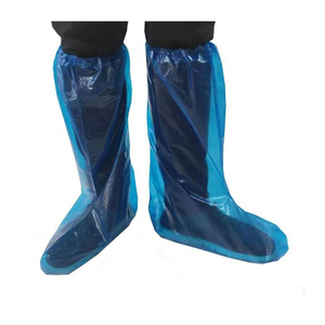 Bota descartável capa joelho longo CPE <span class=keywords><strong>PE</strong></span> plástico perna capa - Product Image 2