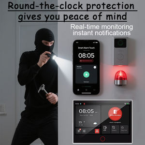 Alta calidad mejor venta 4G + WiFi sistema de alarma de seguridad antirrobo para el hogar inalámbrico 433MHz Pantalla de 7 pulgadas Control táctil completo - Product Image 3