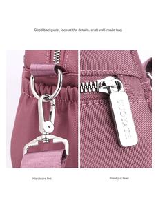 ODM 2023 Sacs pour femmes de couleur unie décontractés <span class=keywords><strong>Sac</strong></span> à bandoulière de luxe de créateur Tissu en nylon <span class=keywords><strong>Sac</strong></span> messager pour <span class=keywords><strong>femme</strong></span> Sacs à <span class=keywords><strong>dos</strong></span> pour femmes - Product Image 5