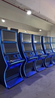 Machine de jeu d'adresse populaire aux États-Unis, double écran tactile, avec panneau à 10 boutons, chargement sans fil et emplacement pour bouteille