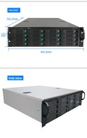 Enregistreur vidéo réseau NVR 128 canaux avec disque dur, modèle hôte de surveillance 128/64 canaux, 24/32 disques