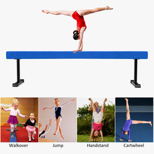 Équipement d'exercice pour enfants : Poutre d'équilibre Montessori pour l'entraînement physique préscolaire et le développement de l'activité physique en aire de jeux intérieure - Product Image 2