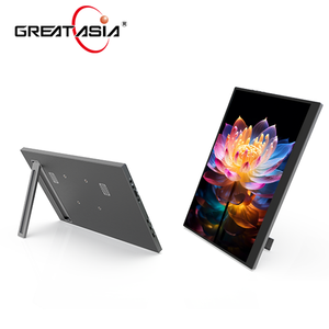 Moniteur portable IPS FHD de 15,6 pouces avec support de couverture intelligent pour ordinateur portable, bureau mobile, travail à domicile, moniteur portable - Product Image 1