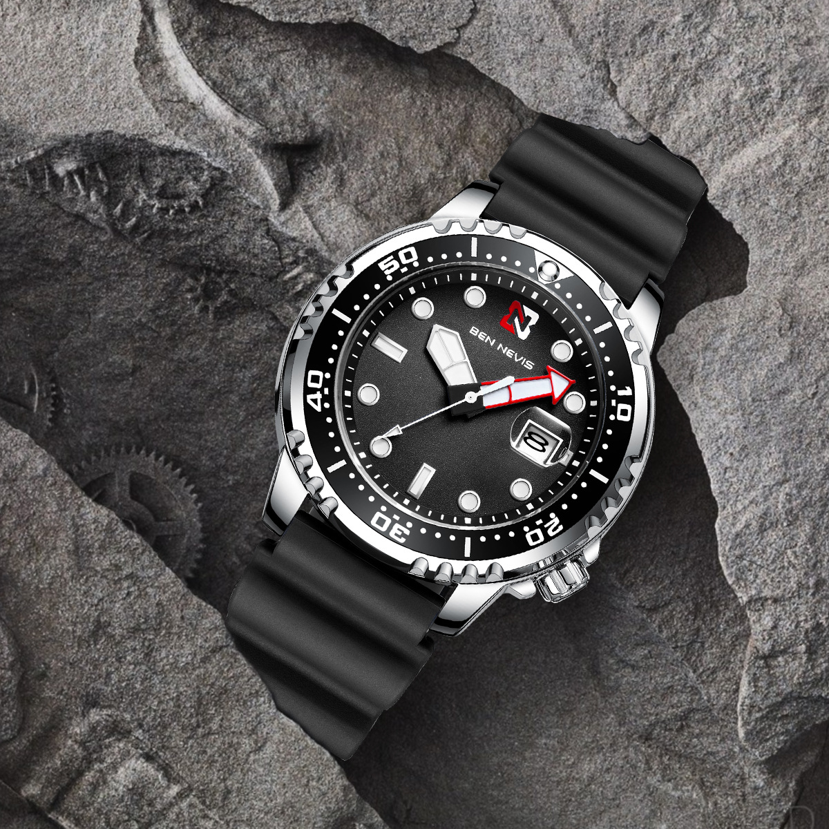 BEN NEVIS Orologio Digitale Da Uomo Orologio Sportivo Militare 5atm Impermeabile Cronografo