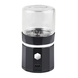 Premium Auto Grinder Electric Herb Grinder 400mah Battery Tobacco Crusher con protezione della serratura del bambino accessori per il fumo