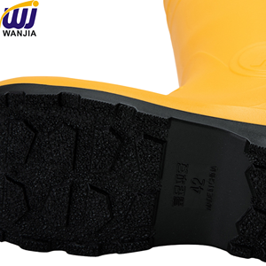 WANJIA Agricultura PVC Gumboots con punta de acero Suela Botas de lluvia de seguridad Goma impermeable <span class=keywords><strong>Veterinaria</strong></span> Pesca Jardín Agricultura - Product Image 4