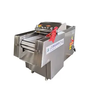 Multi-functional commercial meat cube cutting machine automatic goat meat cutter machine beef cube frozen chicken dicer machine