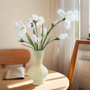 Fleur d'<span class=keywords><strong>iris</strong></span> artificielle haute fidélité pour la décoration de la maison et du bureau, les événements de mariage, la photographie, les arrangements floraux, plante simulée - Product Image 6