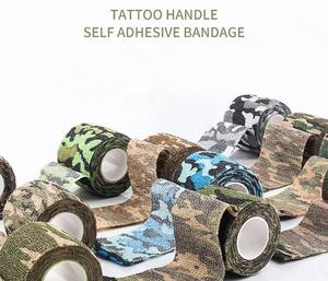 Fasciatura coesiva della fasciatura dell'animale domestico del tatuaggio della fasciatura coesiva stampata sport caldi di vendita 2019 - Product Image 3