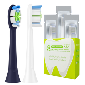 Tête de brosse à dents électrique rechargeable en forme de diamant, sans métal, à poils denses, pour blanchir et polir les dents (vente en gros) - Product Image 3