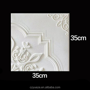 3D 自粘防水 XPE 泡沫瓷砖，适用于卧室墙壁和天花板，现代时尚耐用，隔音防静电，可撕贴式 - Product Image 3