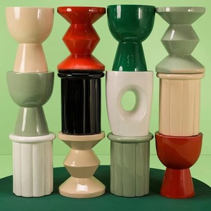 C302 escritorio en forma de copa sofá mesa de esquina lateral para sala de estar hogar mesita de noche lujo pequeñas mesas de centro de fibra de vidrio personalizadas - Product Image 2