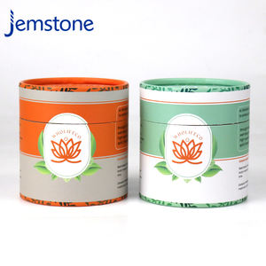 Empaque de Tubo de Cartón Reciclado Biodegradable y Ecológico con Estampado en Caliente para Café/Té, Tamaño Personalizable - Product Image 2