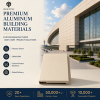 Panneaux de façade semi-ouverts en aluminium perforé sur mesure pour murs-rideaux de construction à pas variable, modèle 2026 Inno OEM