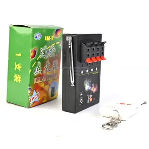 Am04r 4 kênh với một máy thu điều khiển từ xa pháo hoa bắn hệ thống AA pin loại pháo hoa bắn Hệ thống đánh lửa