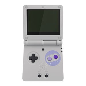 Carcasa de Repuesto Personalizada Compatible con IPS con Botones para GBA SP-eXtremeRate, Kit de Carcasa Completa DIY para Gameboy Advance SP - Product Image 1