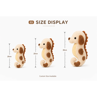 Peluche personnalisée Hippocampe Chiot – Échantillon de conception sur mesure disponible – Jouet en peluche doux avec logo – Cadeau personnalisé en gros