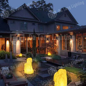 Lámpara Decorativa de Jardín con Motivo de Piedra Luminosa para Paisajes y Ambiente Festivo - Product Image 5