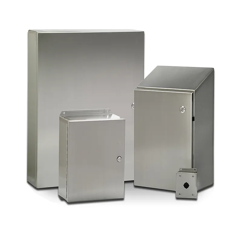 High quality custom metal sheet manufactured electrical enclosure electric cabinet Stainless Steel Box